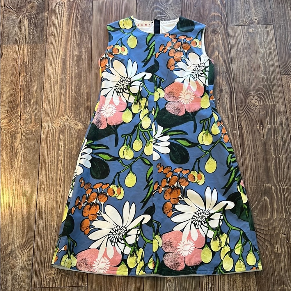 Marni Floral Sleeveless Dress